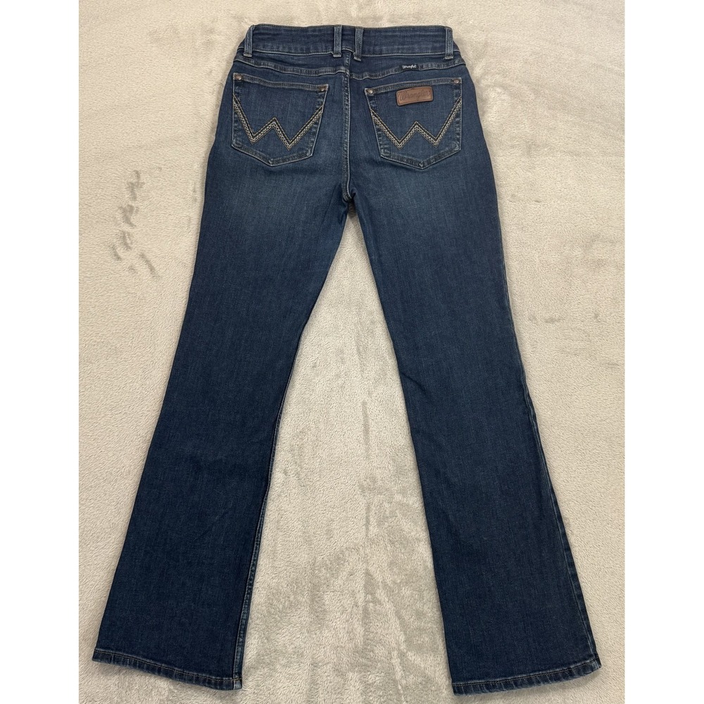 Wrangler Retro Mae Bootcut Jeans Womens 30x32 Blue Denim Cotton Stretch Western